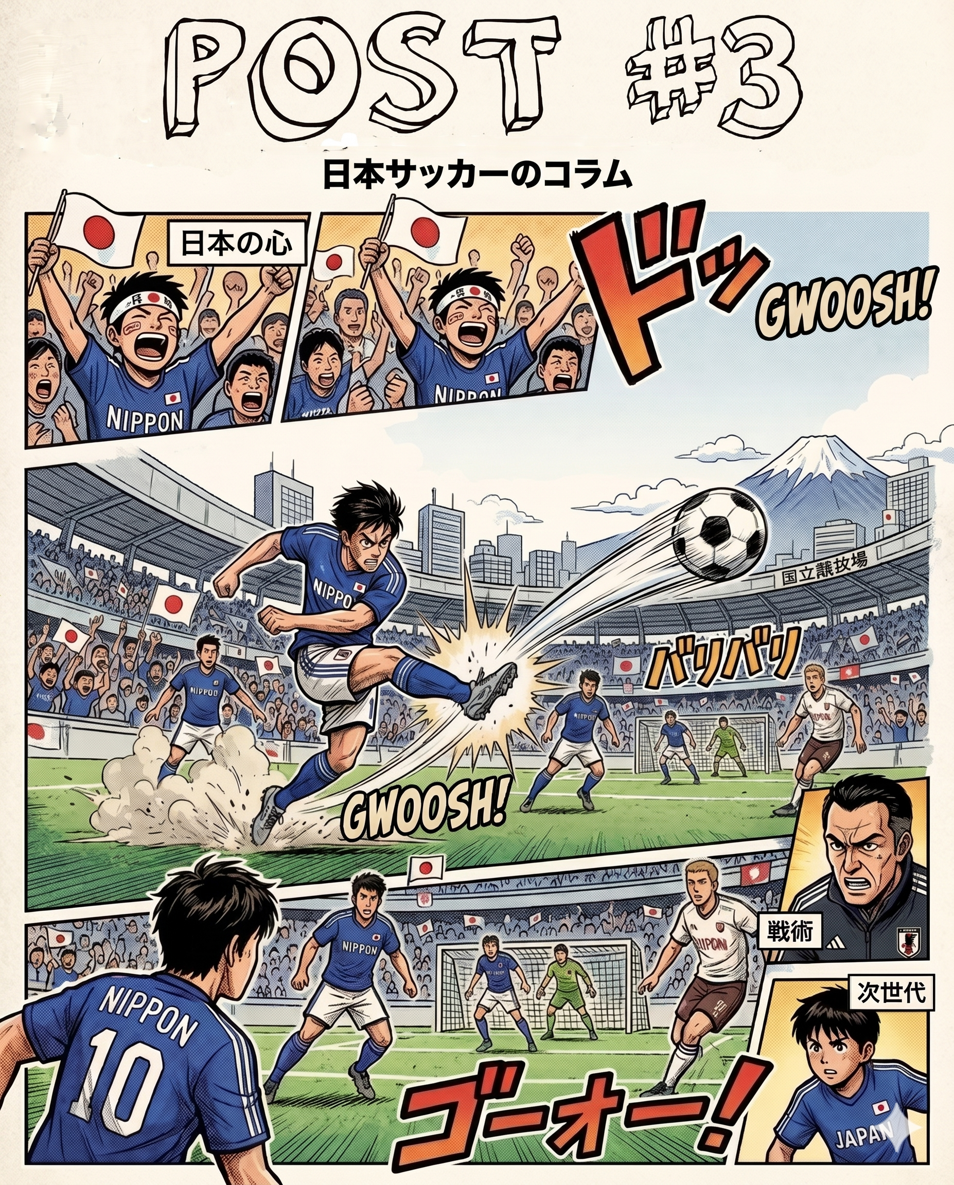 Il debutto dei samurai blu!